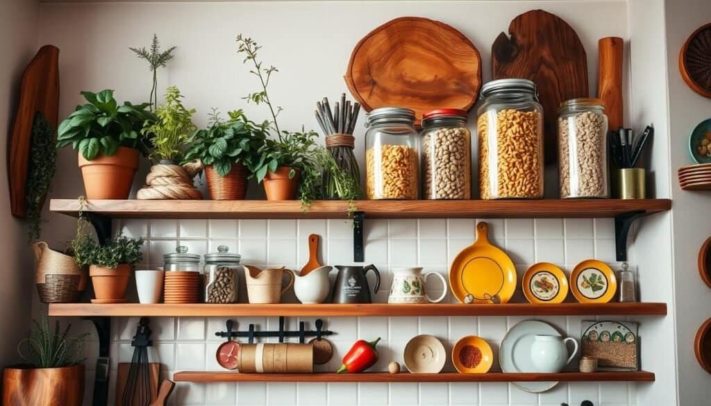 Kitchen Decor for Above Cabinets